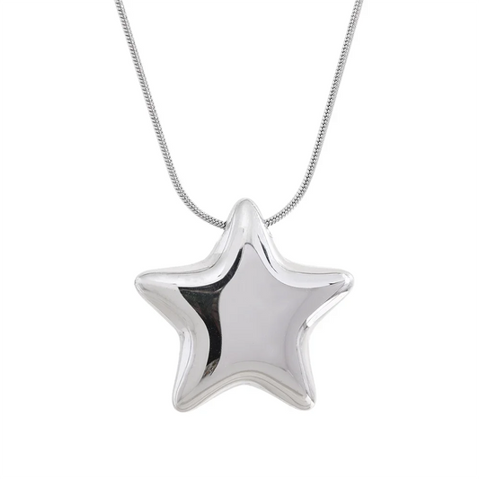 Star pendant fashion waterproof necklace - product image