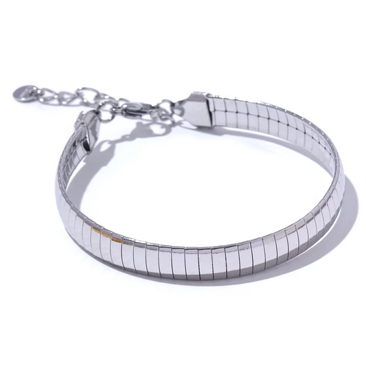 Statement trendy chain modern charm bracelet - product image