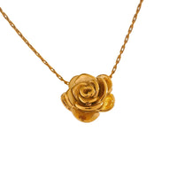 Stereoscopic Flower Plant Pendant Necklace