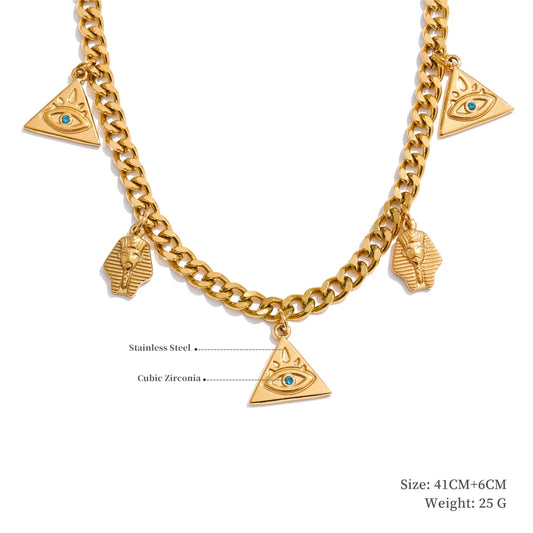 Sun ocean charm handmade pendant necklace - product image
