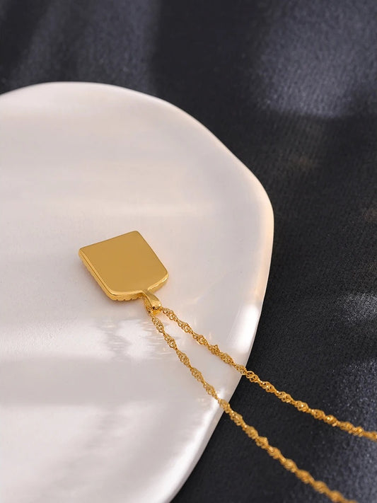 Sun pendant modern collar necklace - product image