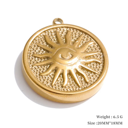 Sun star moon metal charm jewelry accessories - product image