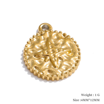 Sun star moon metal charm jewelry accessories - product image