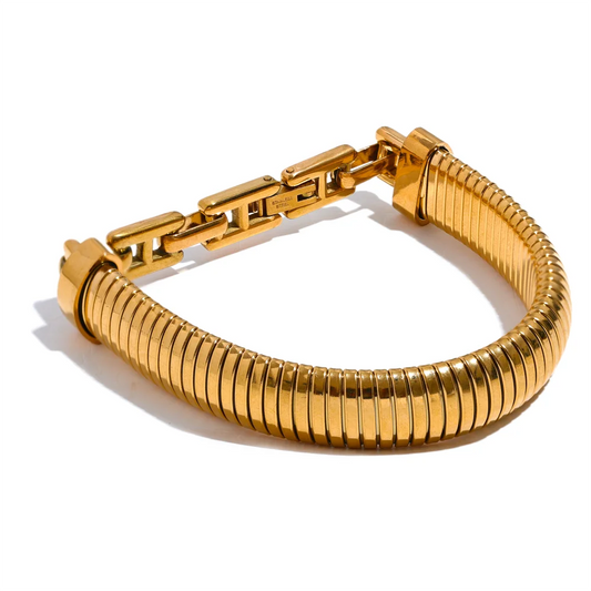 Textured fashion high quality bangle bracelet - product image