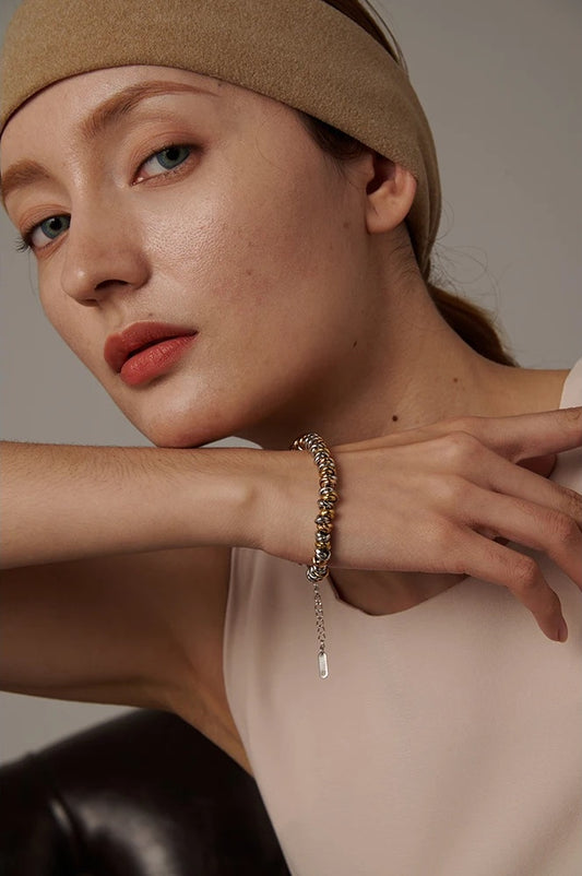 Thick chain bangle waterproof statement bracelet - product image