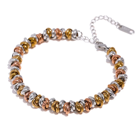Thick chain bangle waterproof statement bracelet - product image
