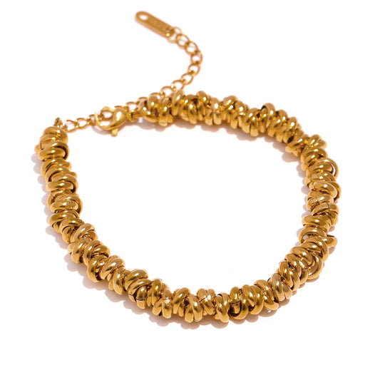 Thick chain bangle waterproof statement bracelet - product image