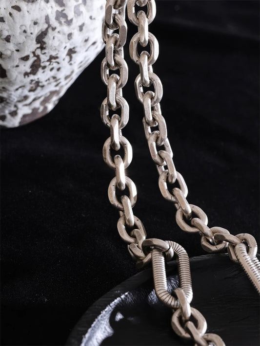 Thick chain minimalist water resistant necklace - product image