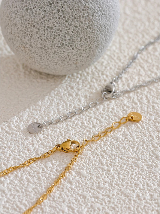 Thin chic chain metal bracelet - product image