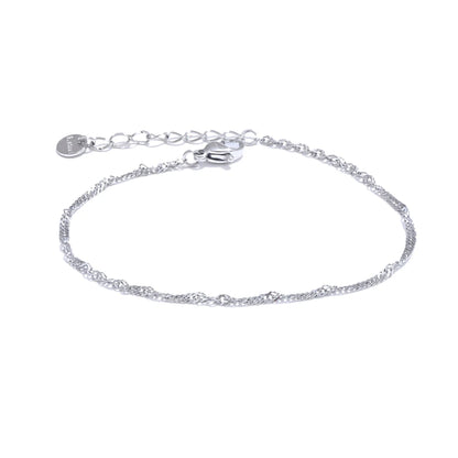 Thin chic chain metal bracelet - product image