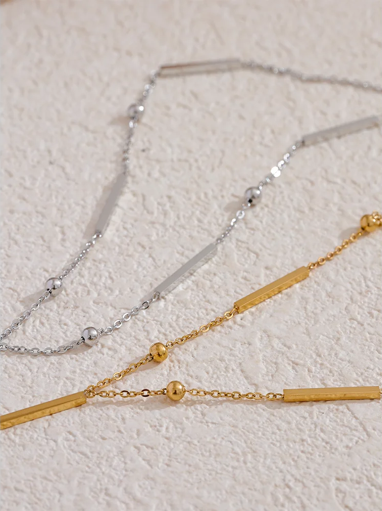 Thin chic long chain minimalist necklace - product image