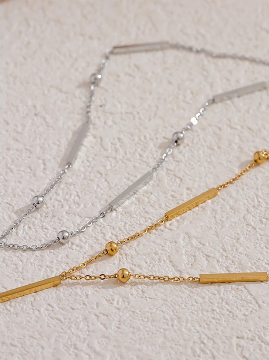 Thin chic long chain minimalist necklace - product image