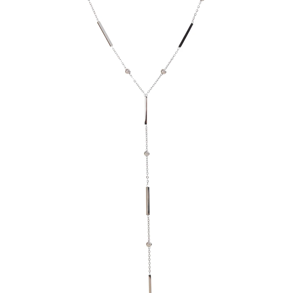 Thin chic long chain minimalist necklace - product image