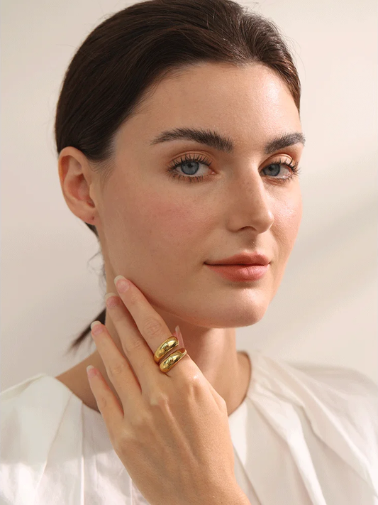 Unique sleek water resistant minimalist ring - product image