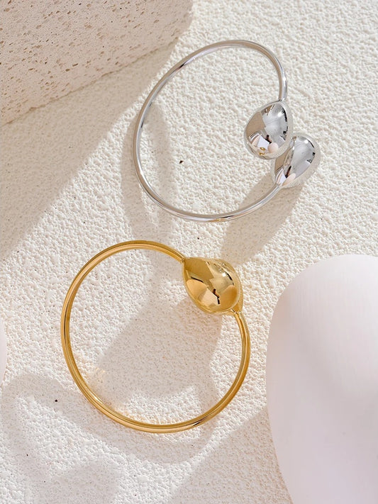 Water drop cuff adjustable water resistant bracelet women - product image