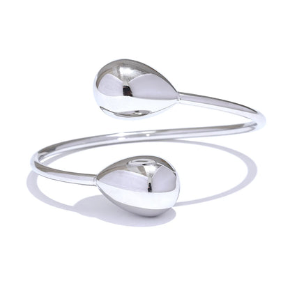 Water drop cuff adjustable water resistant bracelet women - product image