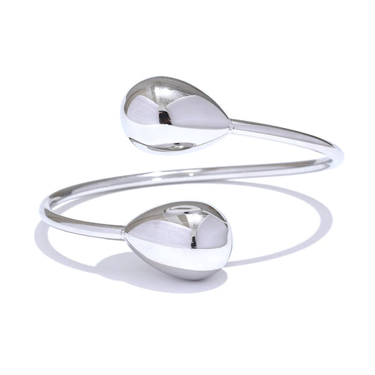 Water drop cuff adjustable water resistant bracelet women - product image