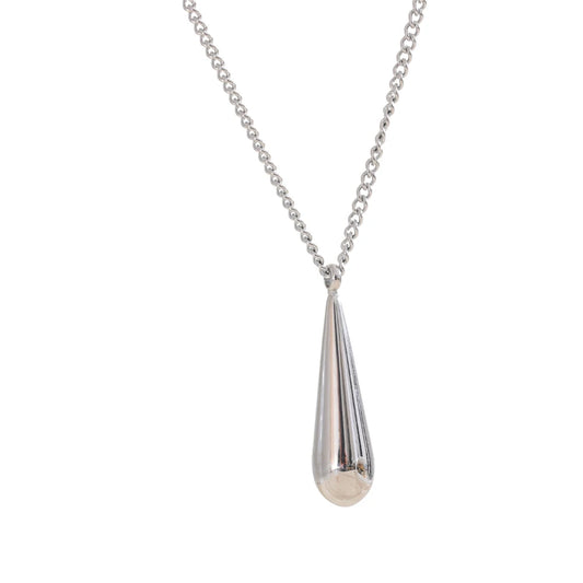 Water drop minimalist chic pendant necklace - product image