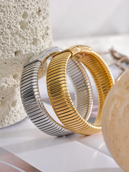 Waterproof wide cuban chain bracelet bangle - product image