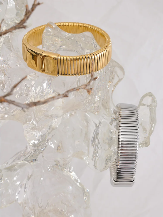Waterproof wide cuban chain bracelet bangle - product image