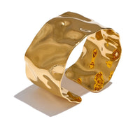 Wide Minimalist Open Cuff Bracelet Women Fashion