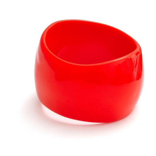 Y2k large wide resin abstract bangle bracelet - product image