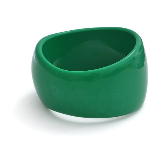 Y2k large wide resin abstract bangle bracelet - product image