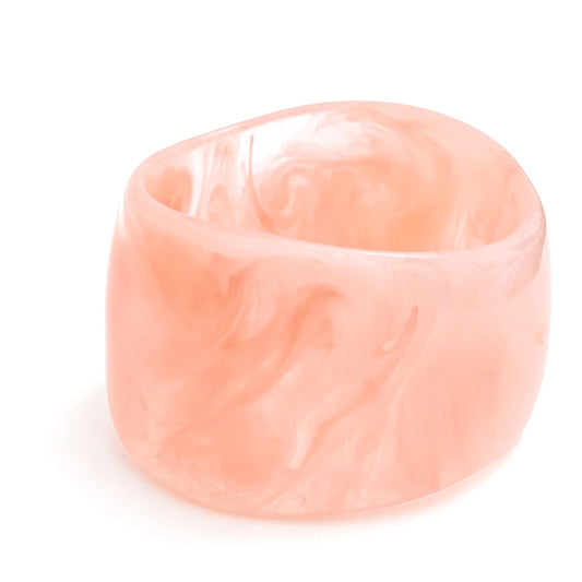 Y2k large wide resin abstract bangle bracelet - product image
