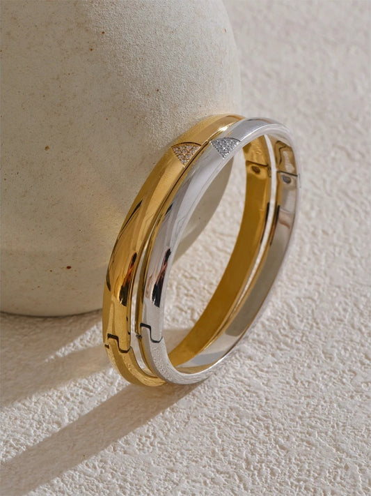 Zircon round exquisite waterproof bracelet bangle - product image